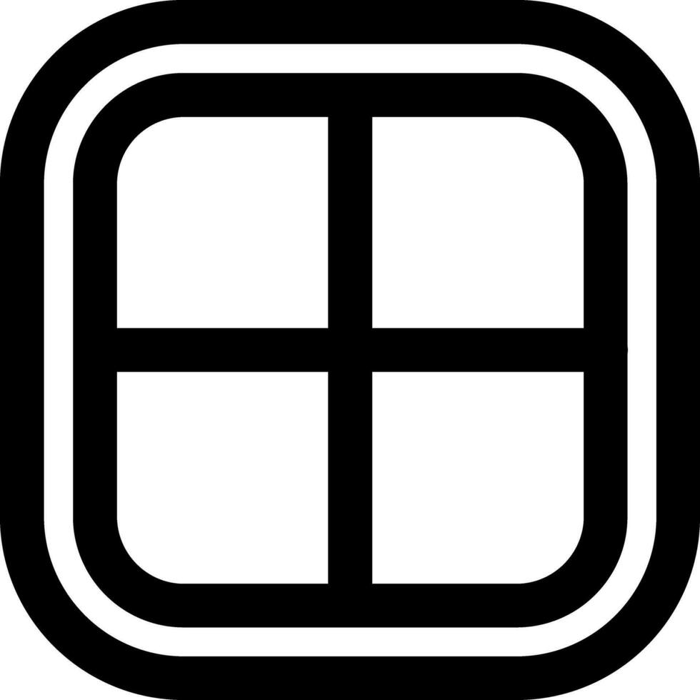 Layout Line Icon vector