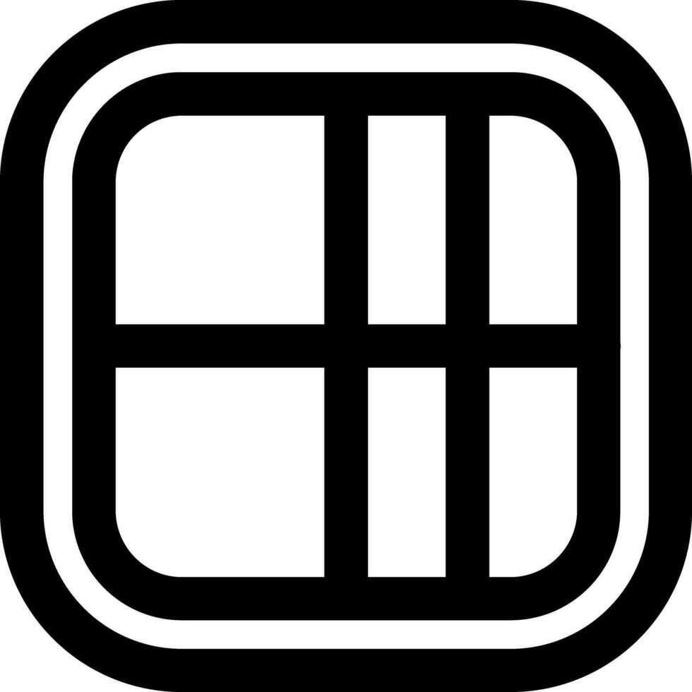 Layout Line Icon vector