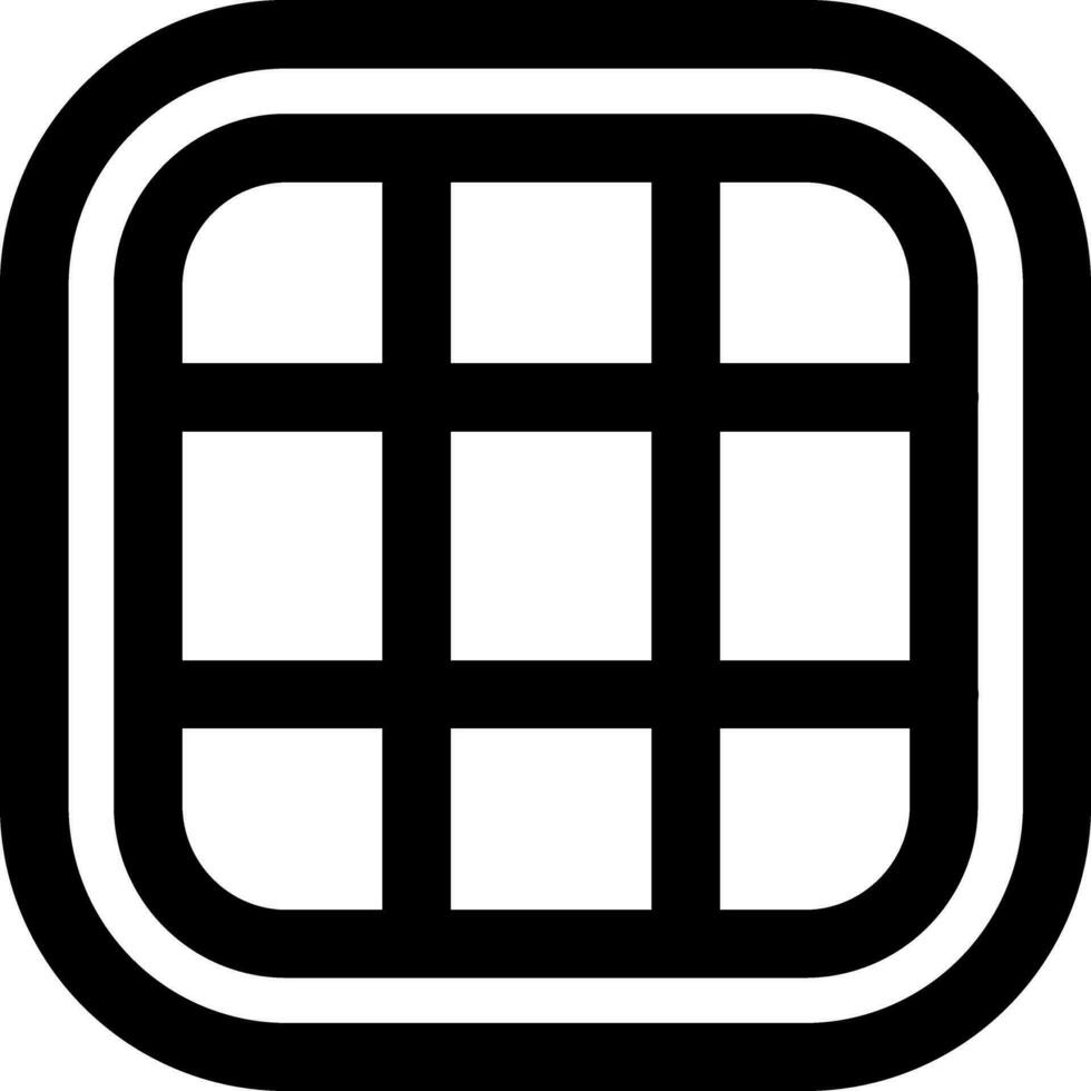 Layout Line Icon vector