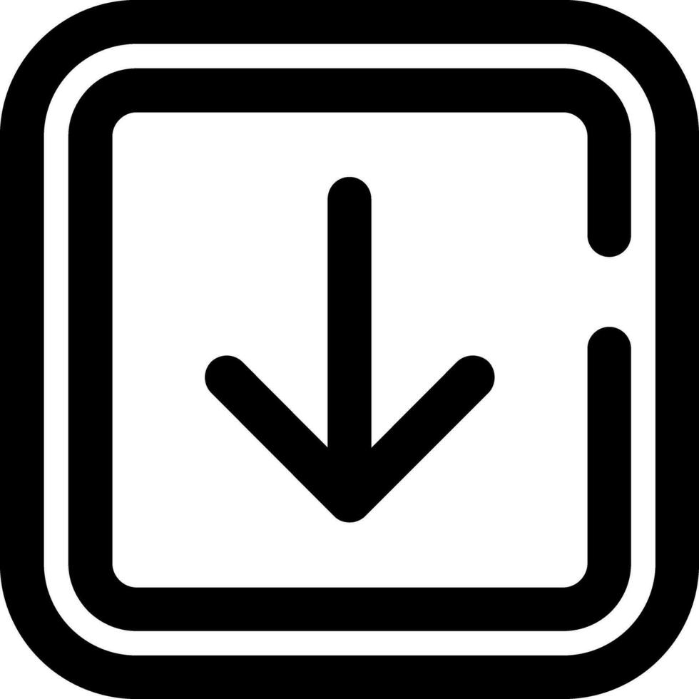 Arrow Line Icon vector