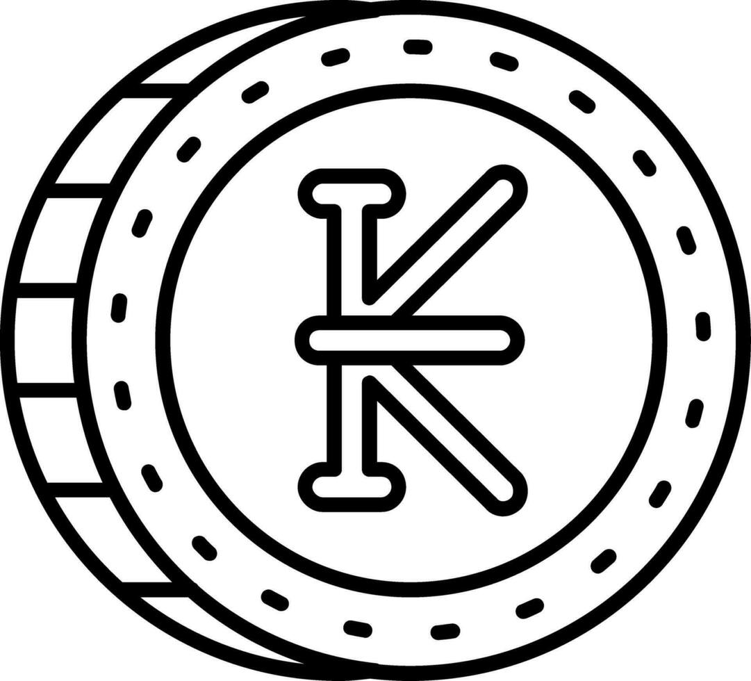 Kip Line Icon vector