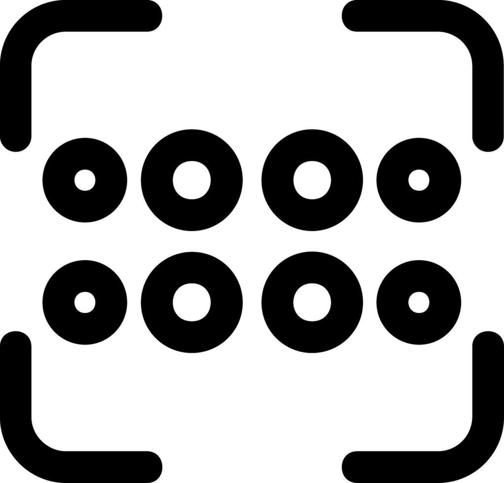 Reorder dots horizontal Line Icon vector