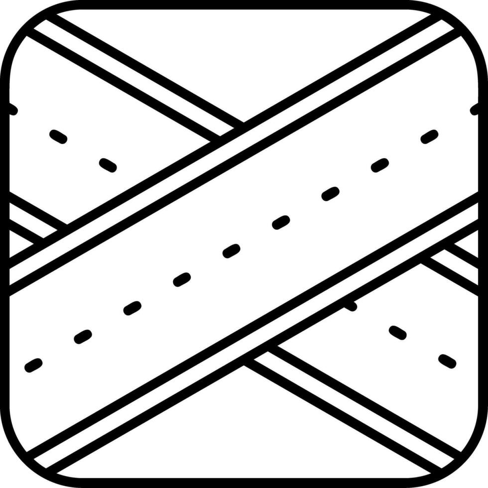 Overpass Line Icon vector