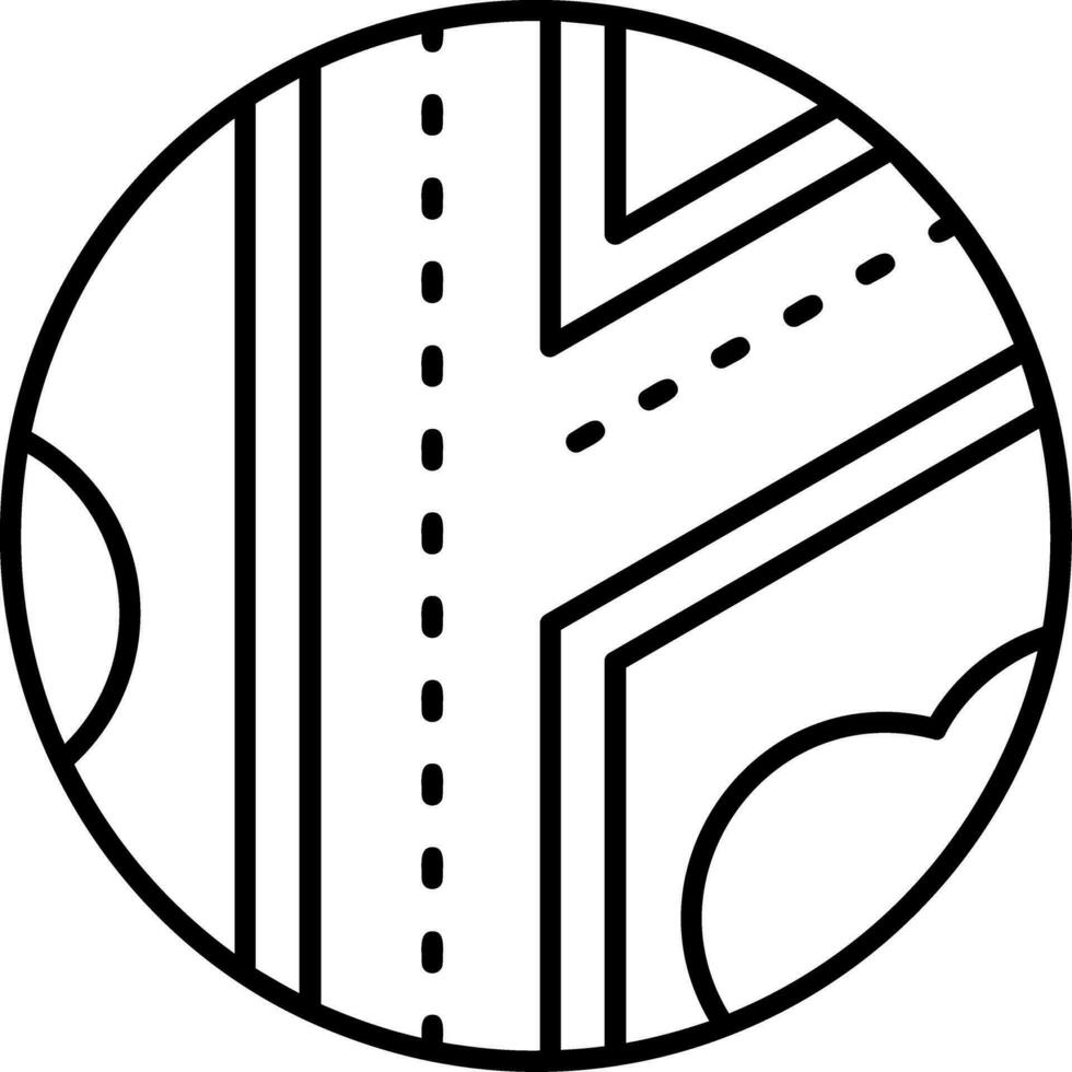 Road Line Icon vector