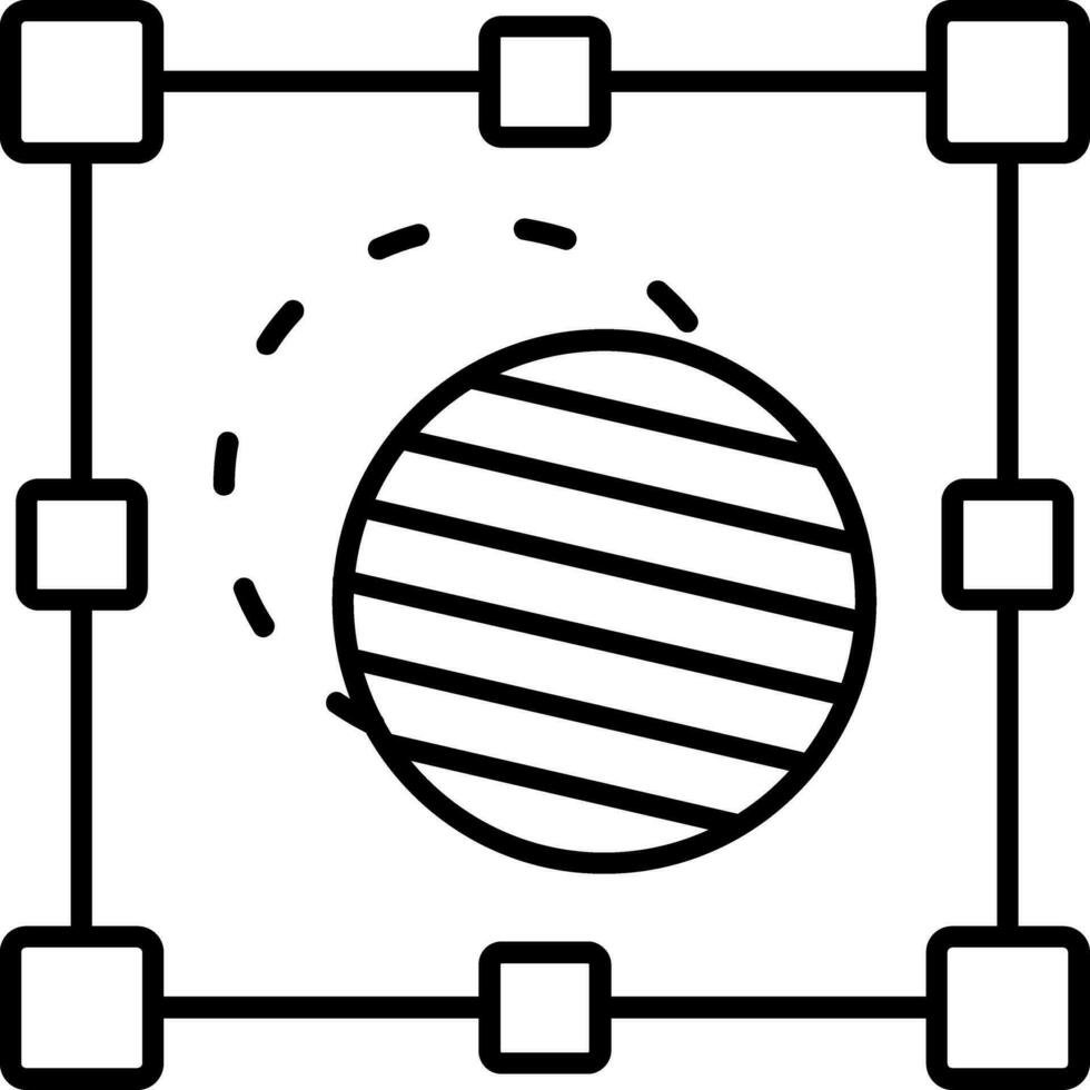 Mask Line Icon vector