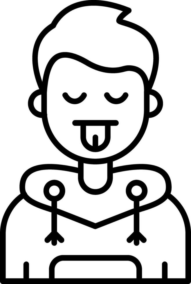 Cute Line Icon vector