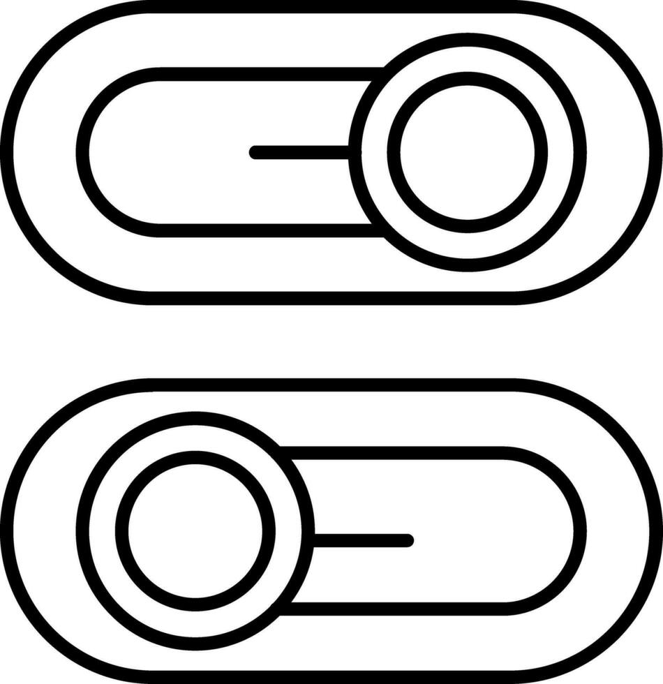 Switch Line Icon vector