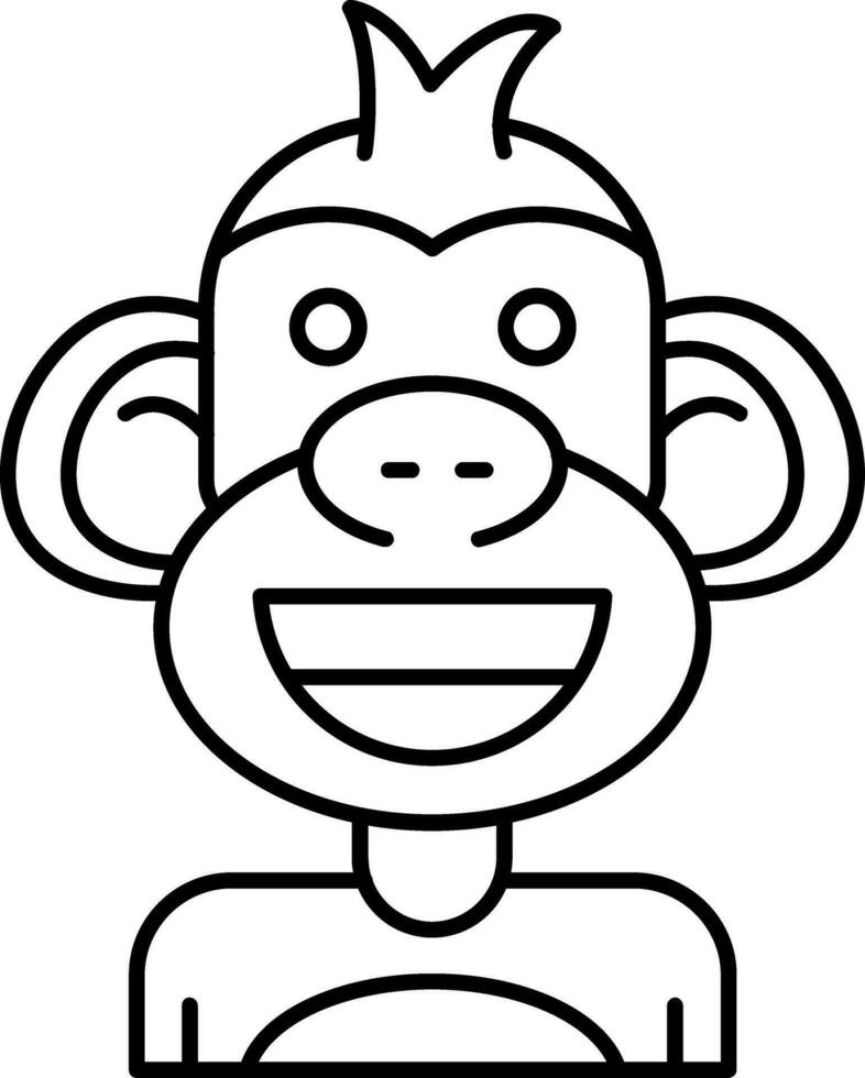 Smile Line Icon vector