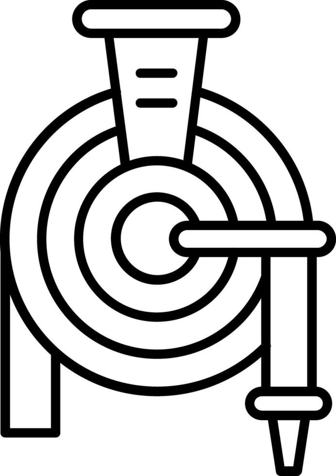 Hose Line Icon vector