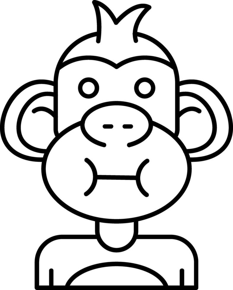 Sickness Line Icon vector