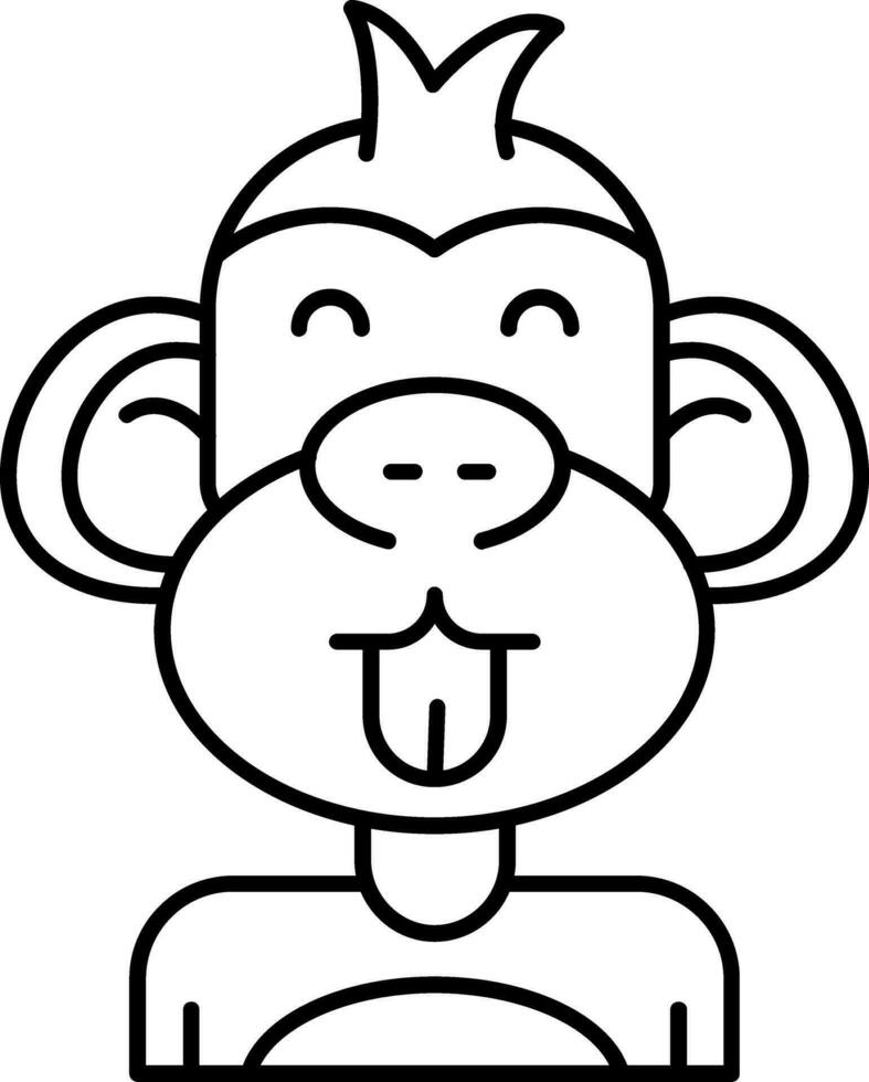 Cute Line Icon vector