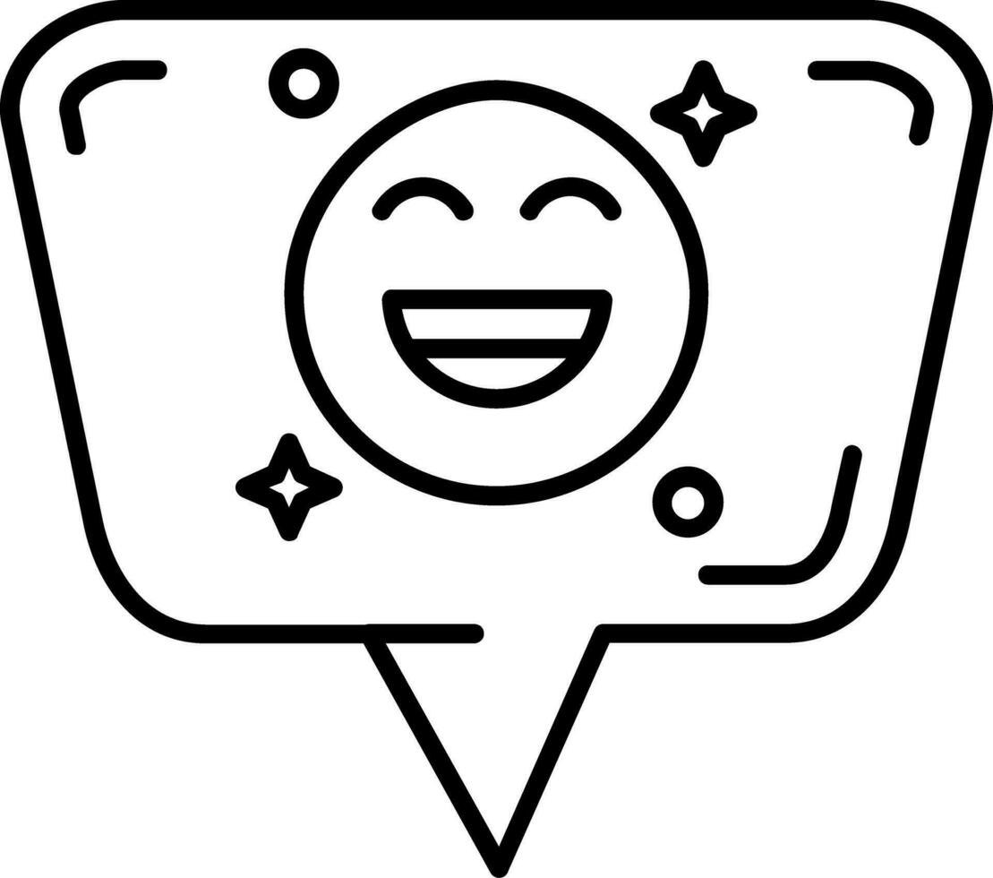 Emoji Line Icon vector