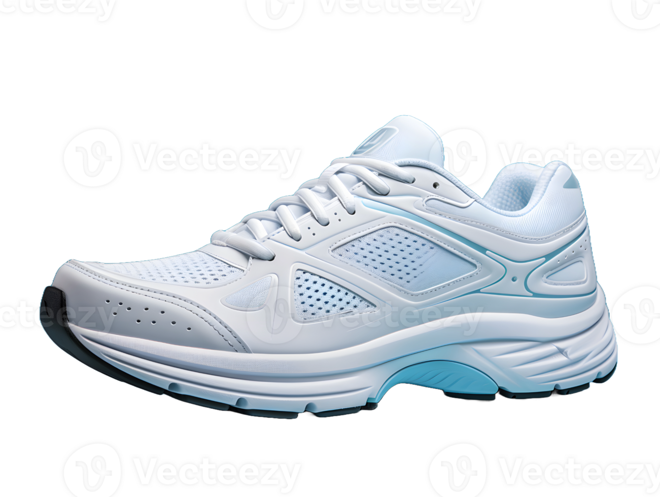 AI generated Sport Shoes in Colorful Pastel Colors Isolated on Transparent Background. Running Shoes. Generative Ai png