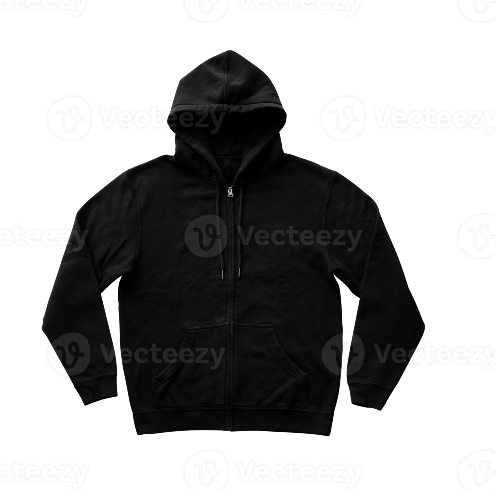 black jacket mockup isolated element png
