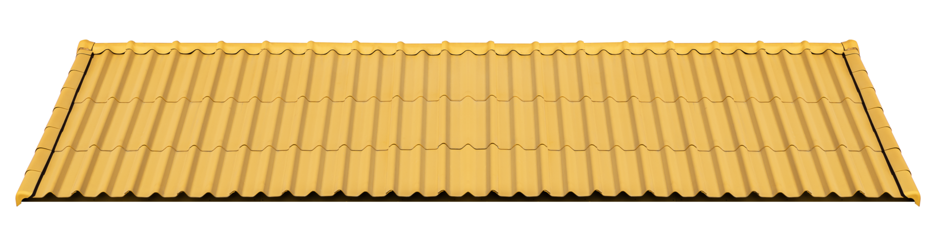 Yellow chinese style roof png
