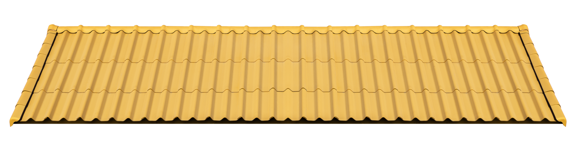 Yellow chinese style roof png