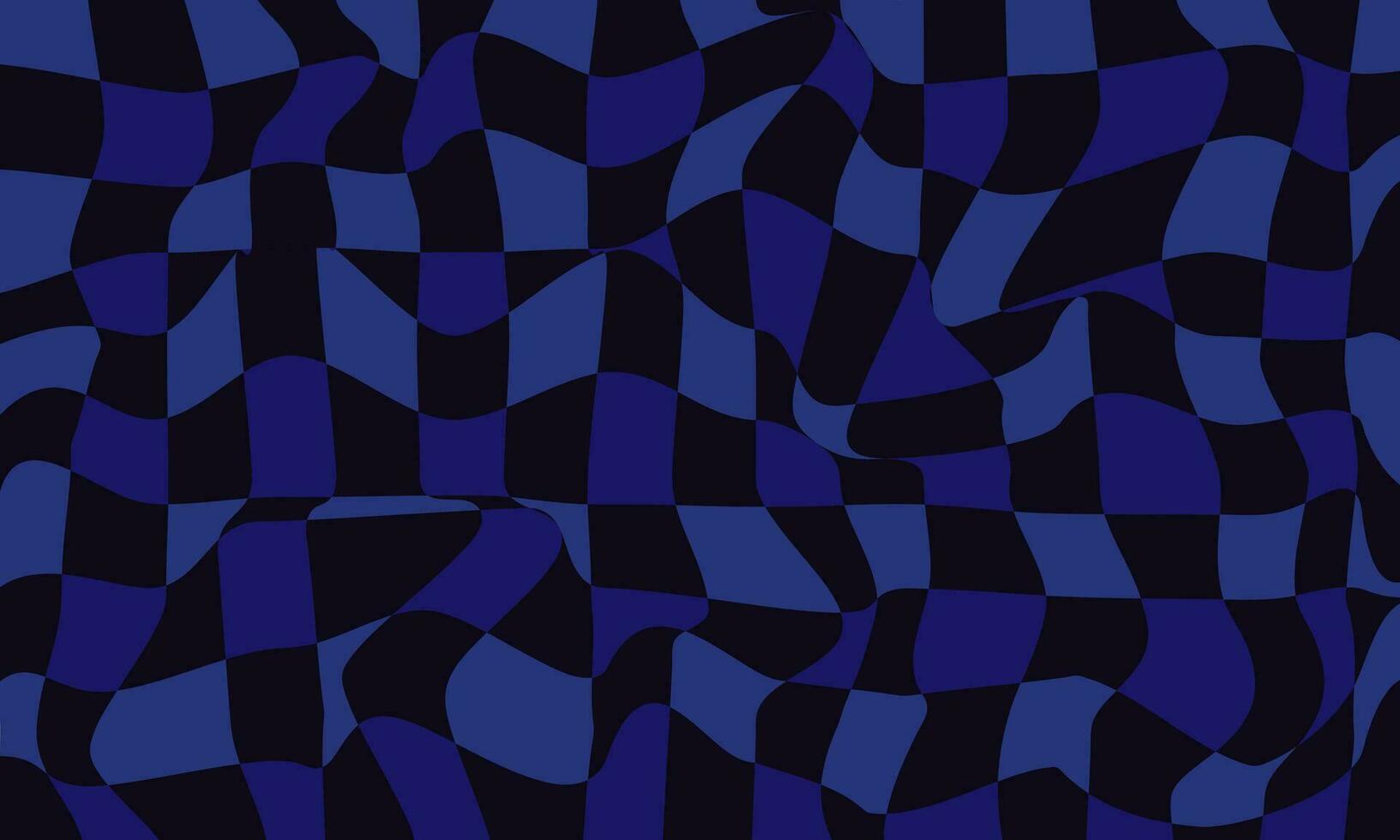abstract blue monochrome background made of distorted squares vector