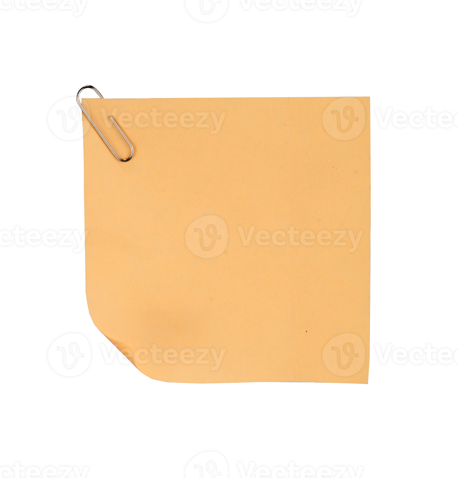 Blank note paper with clip 36556833 png
