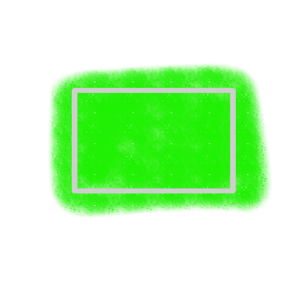 verde grunge cepillo bandera png