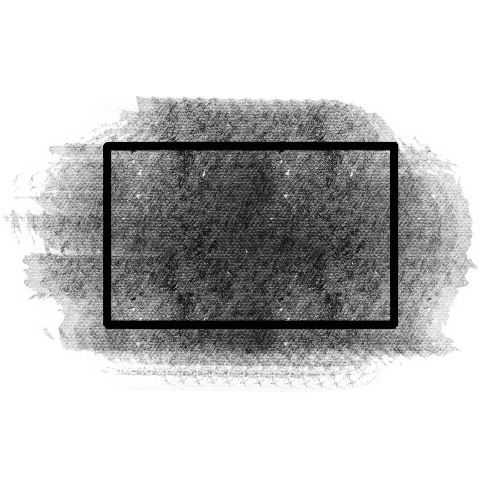 Black Grunge Brush Banner png