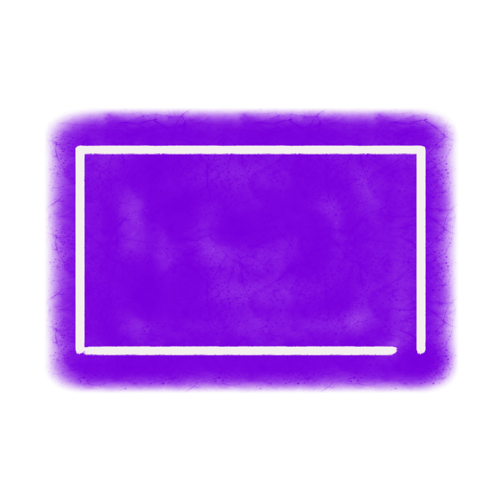 Purper grunge borstel banier png