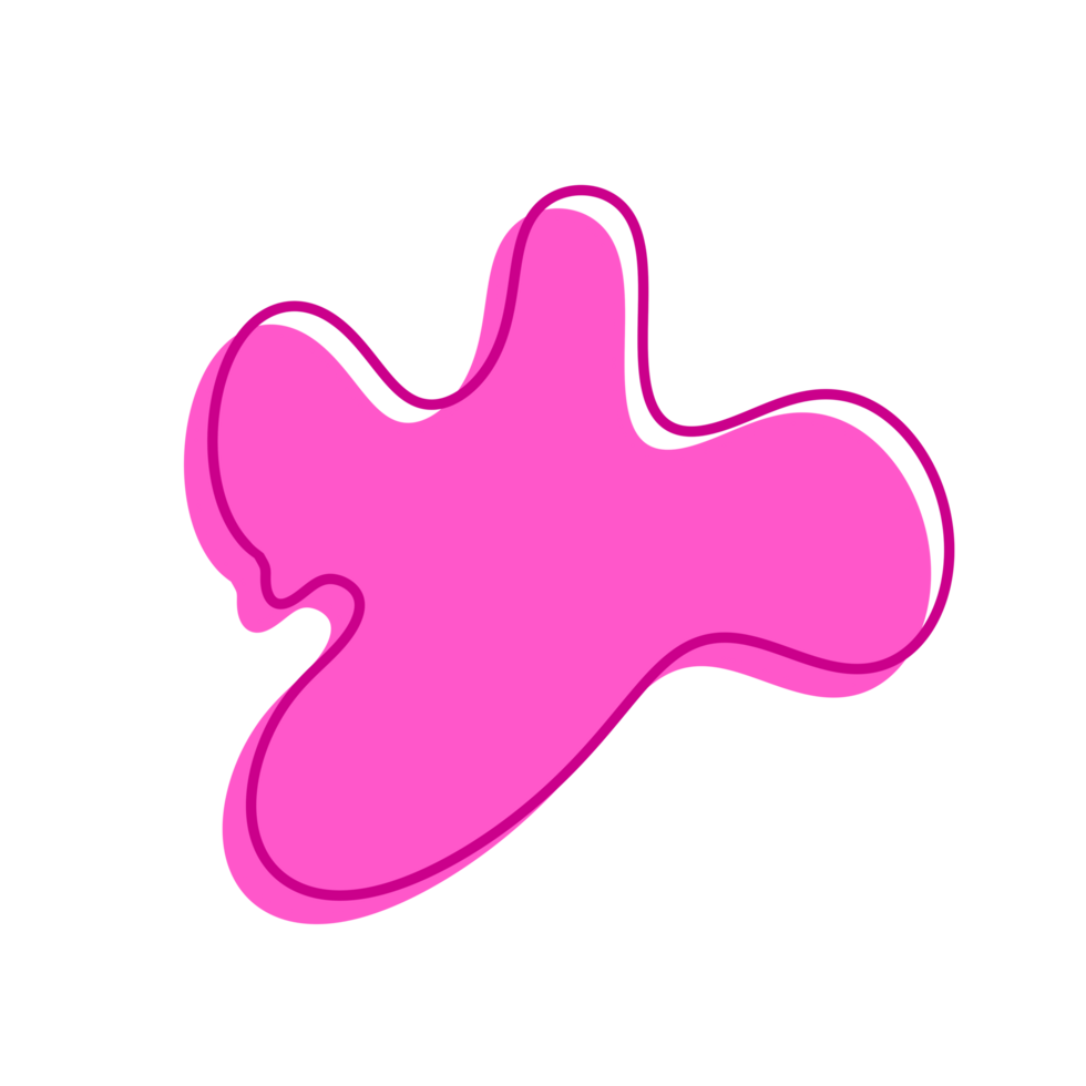 Modern Fluid Blob png