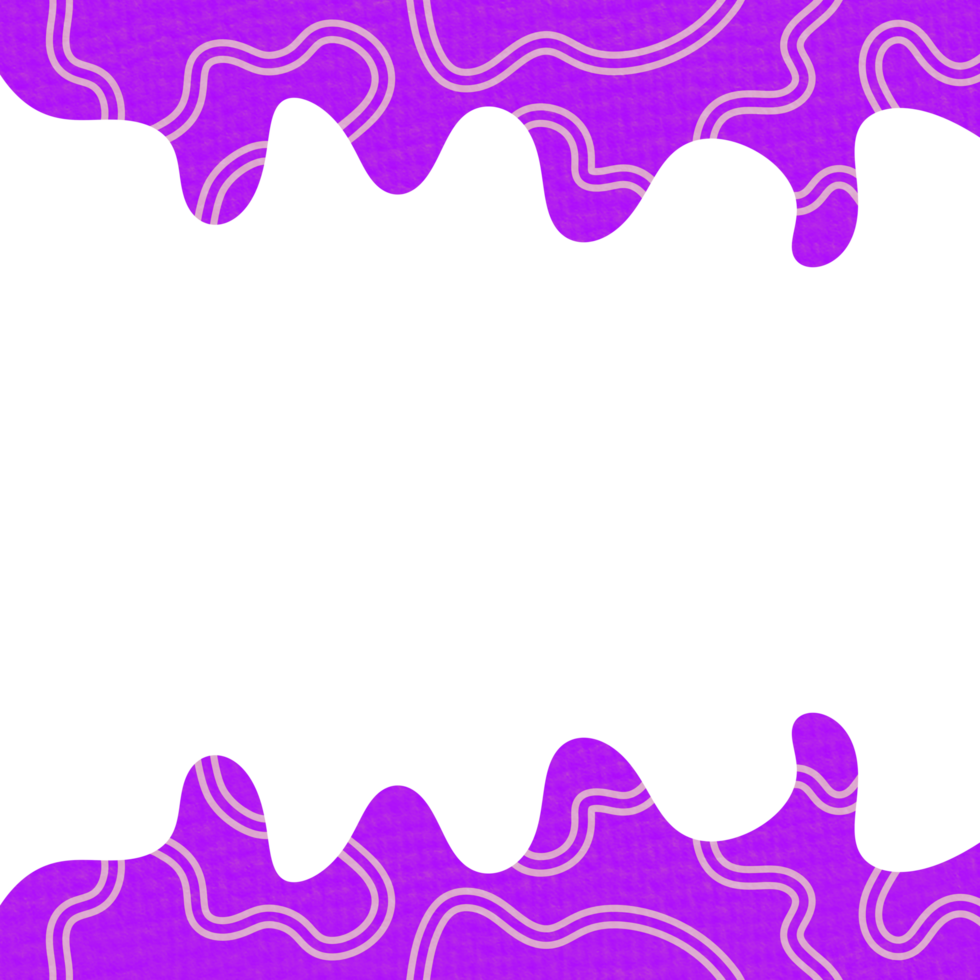 Abstract Wavy Both Frame png