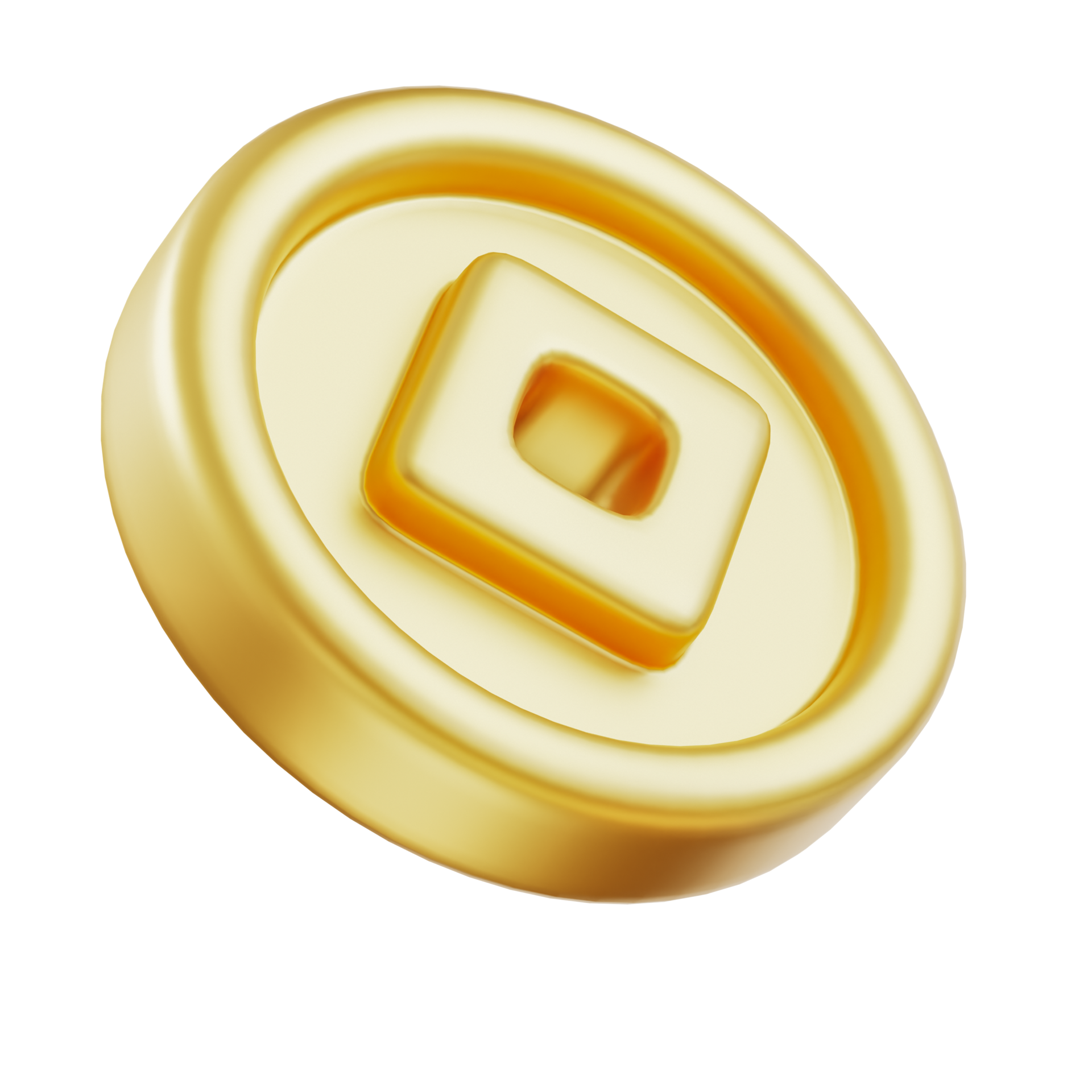 Realistic Chinese Gold Coin 3D Elements Asian Festival For Banner realistic-chinese-gold-coin-3d-elements-asian-festival-for-banner
