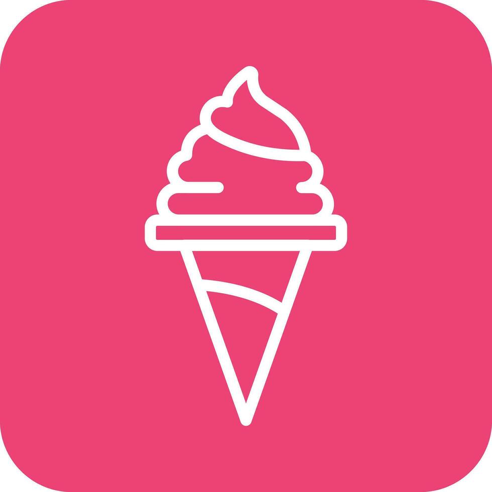 icono de vector de helado