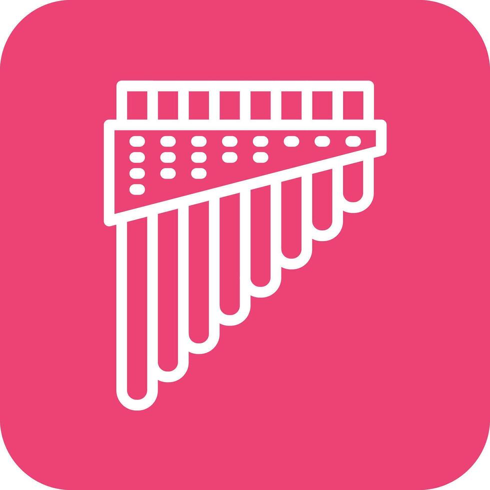 Pan Flute Vector Icon