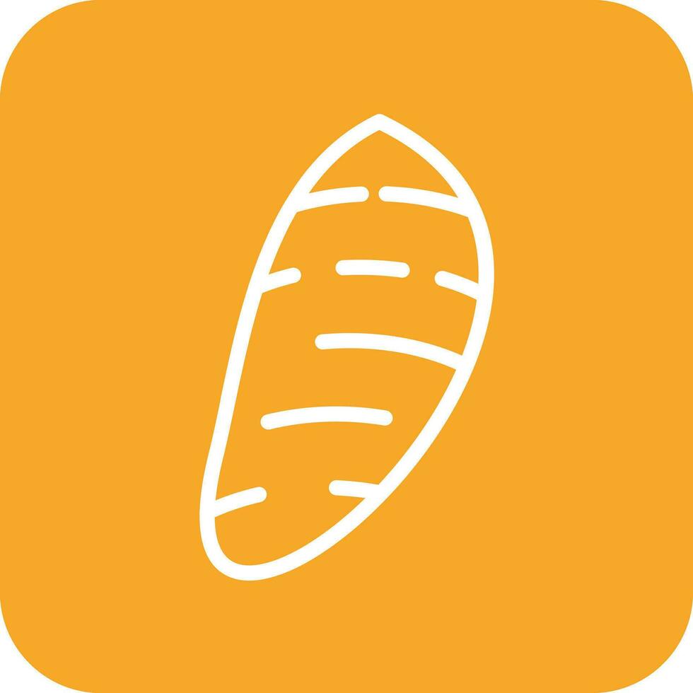 Sweet Potato Vector Icon