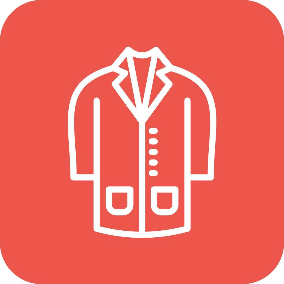 Long Coat Vector Icon