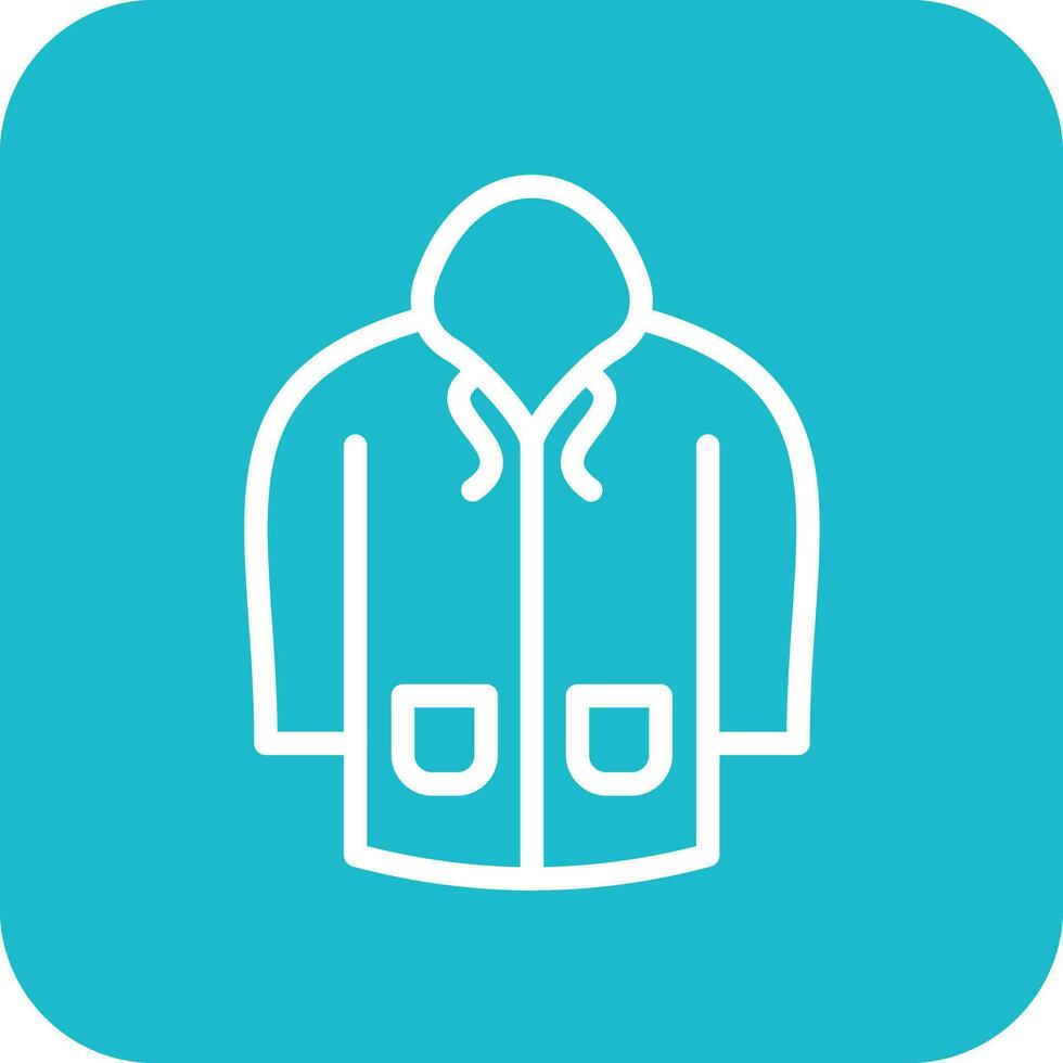 Raincoat Vector Icon