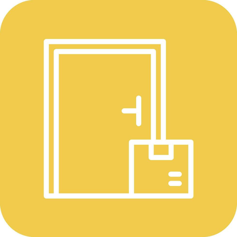 Door Delivery Vector Icon