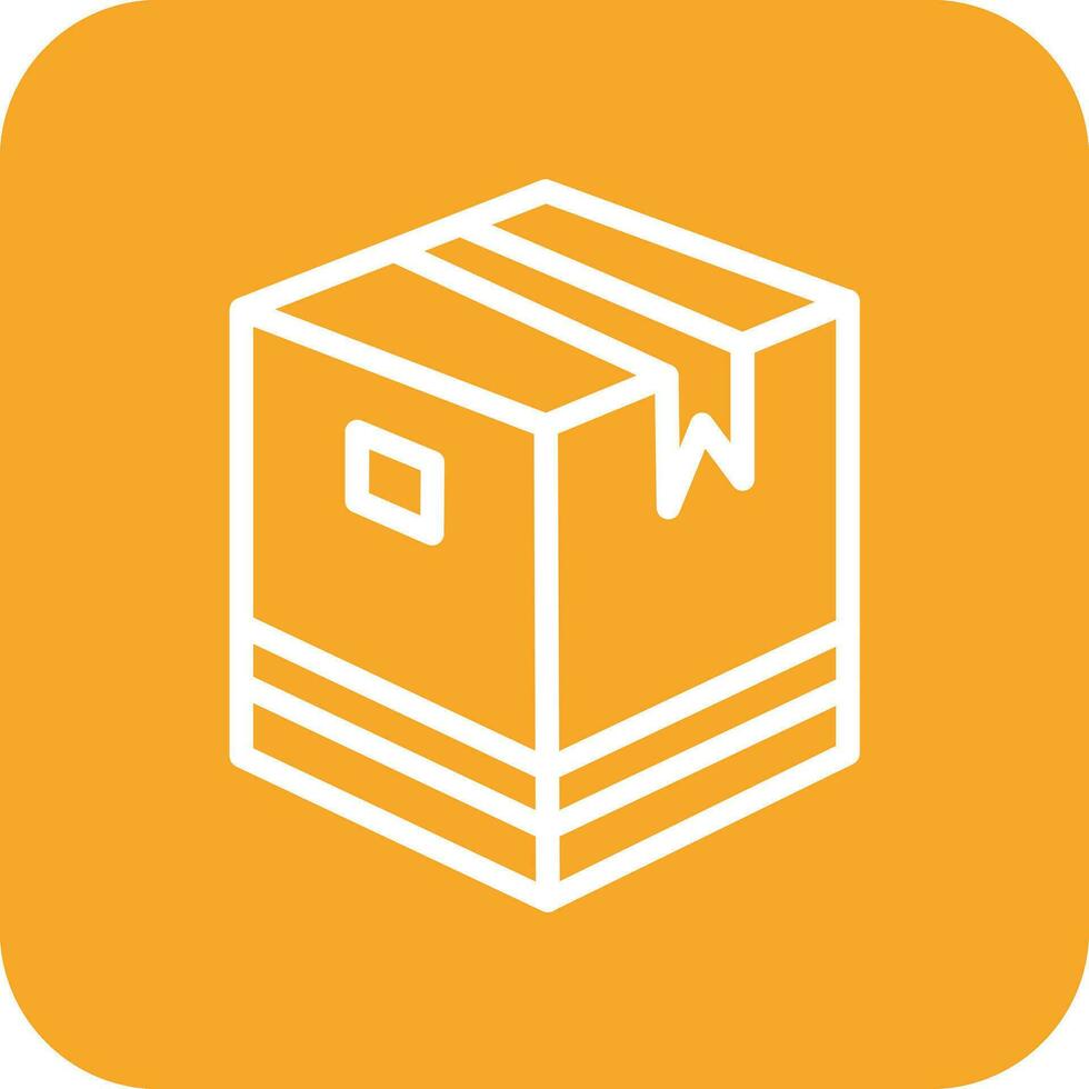 paquete caja vector icono