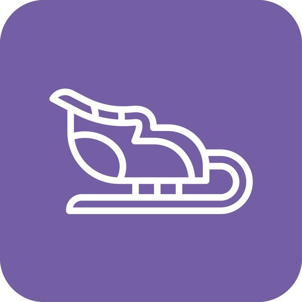 Sled Vector Icon