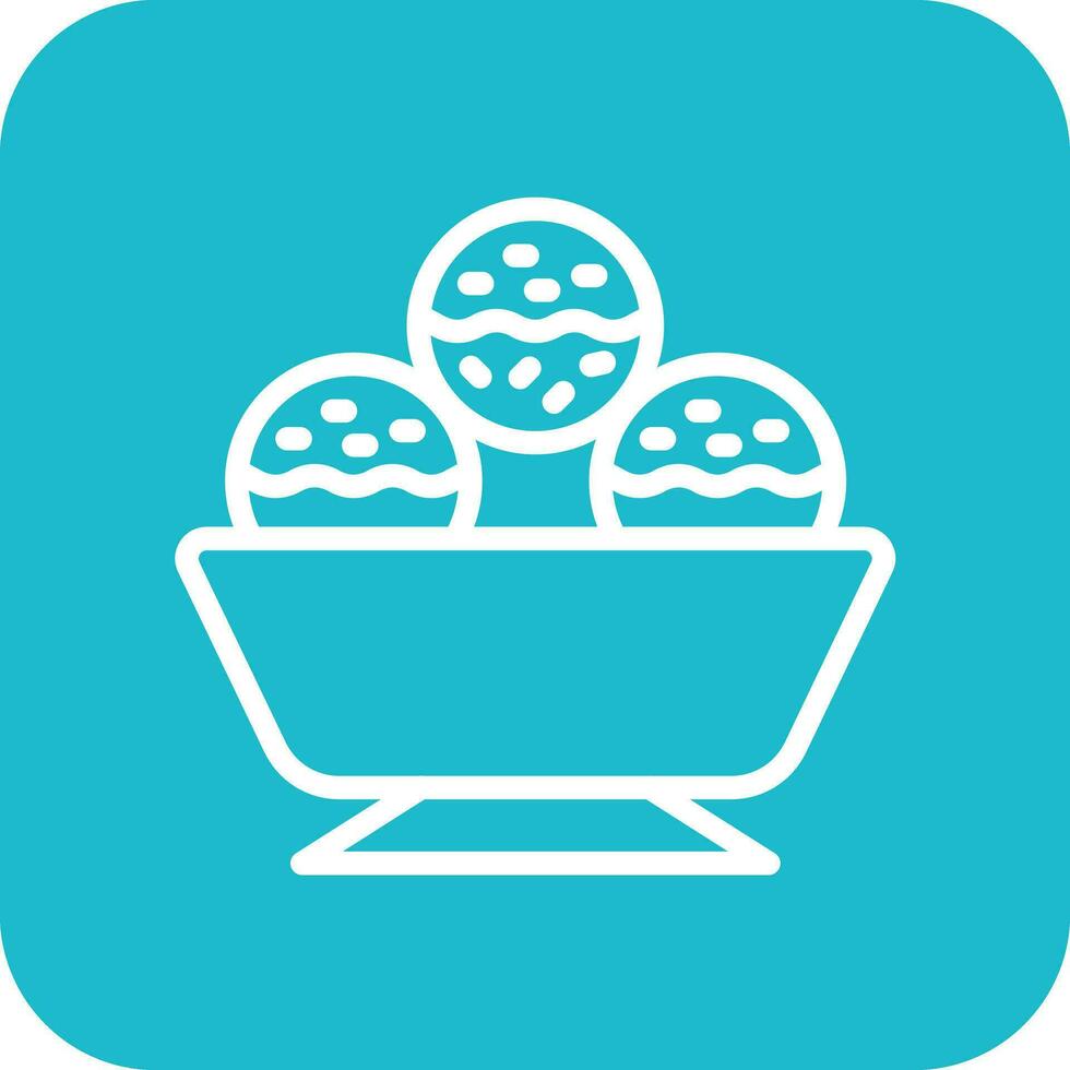 Icecream Bowl Vector Icon