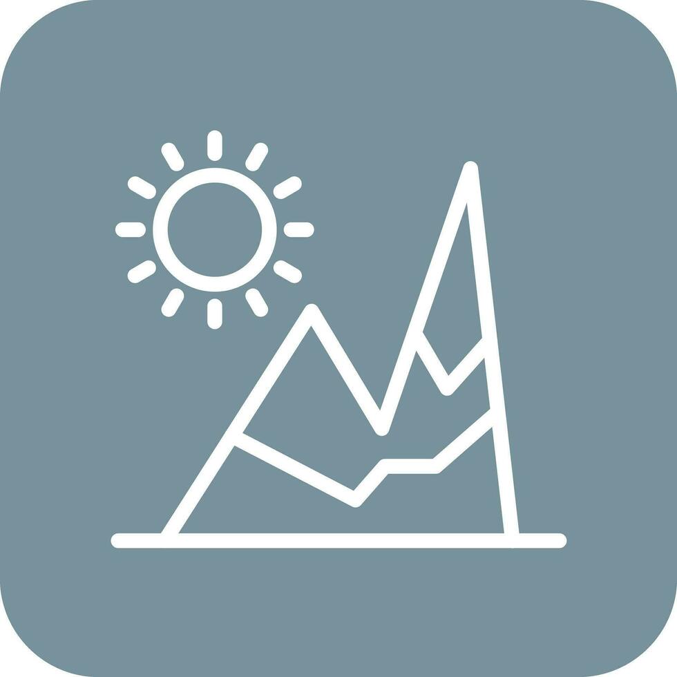 Winter Hill Vector Icon