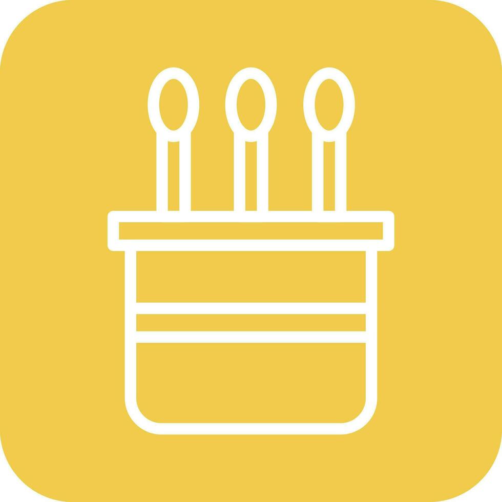 Cotton Swabs Vector Icon
