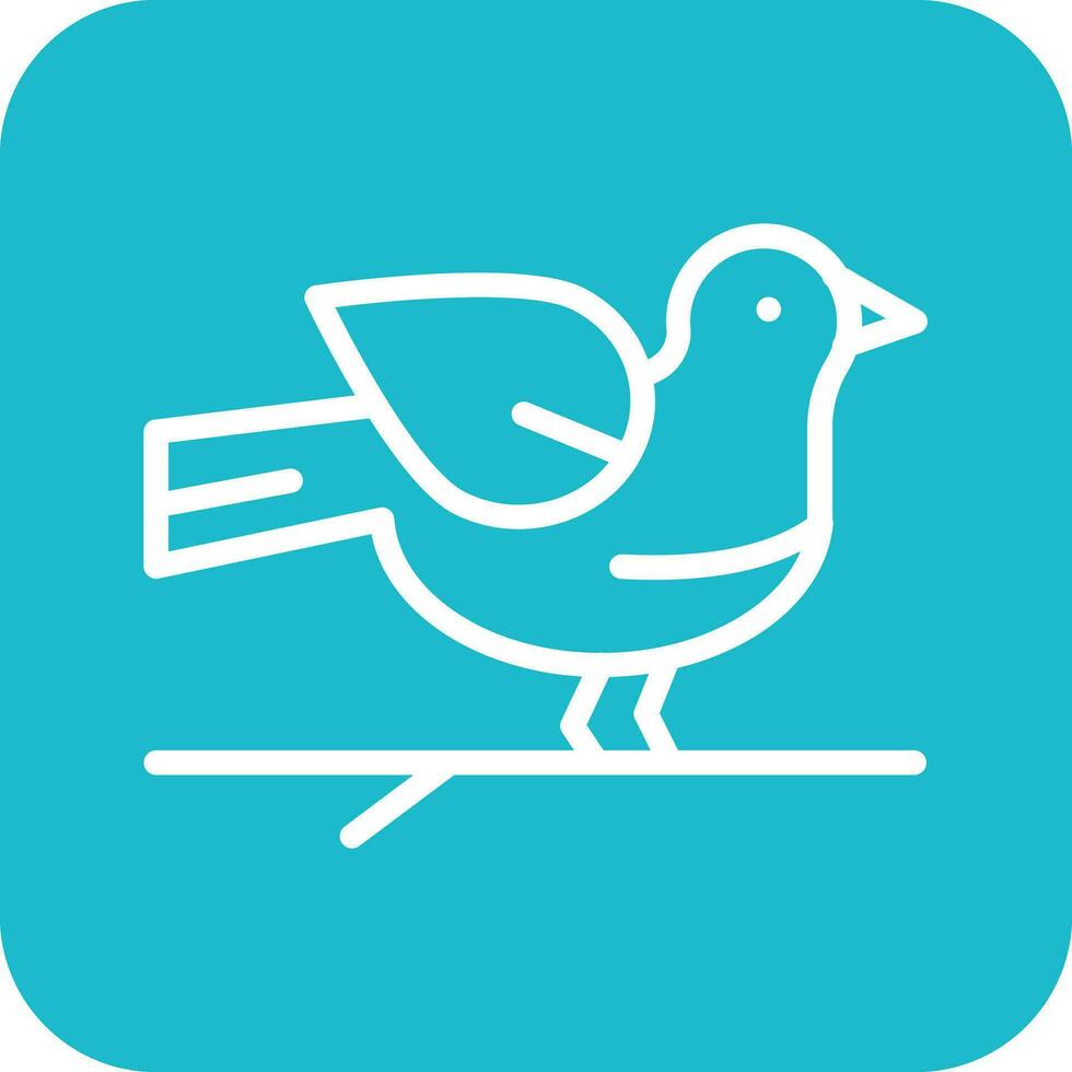 Spring Birds Vector Icon