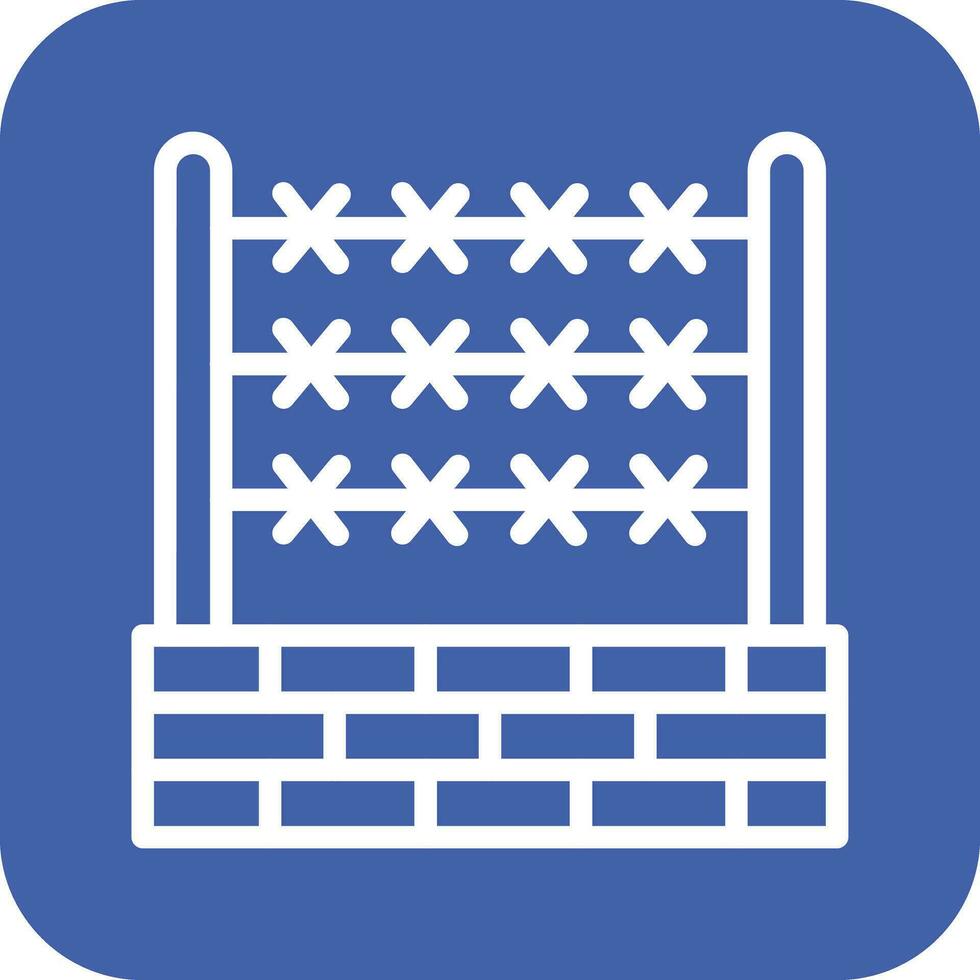 Barbed Wire Vector Icon