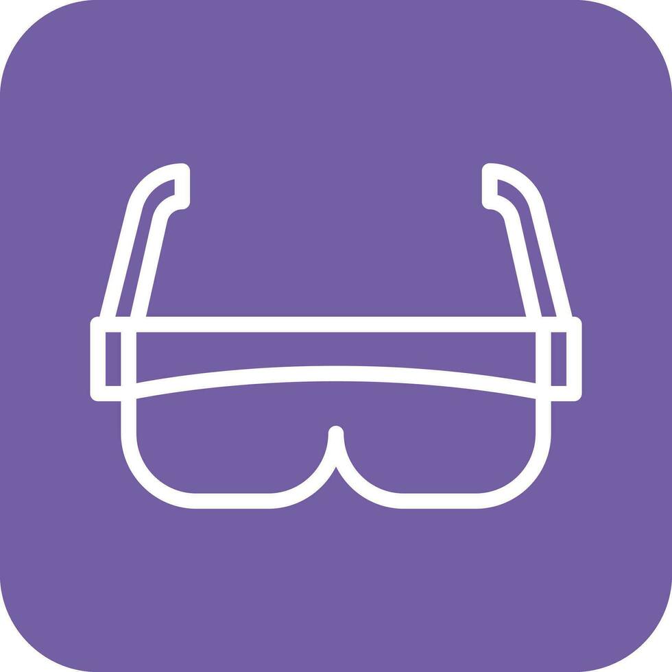 Safety Glasses Vector Icon