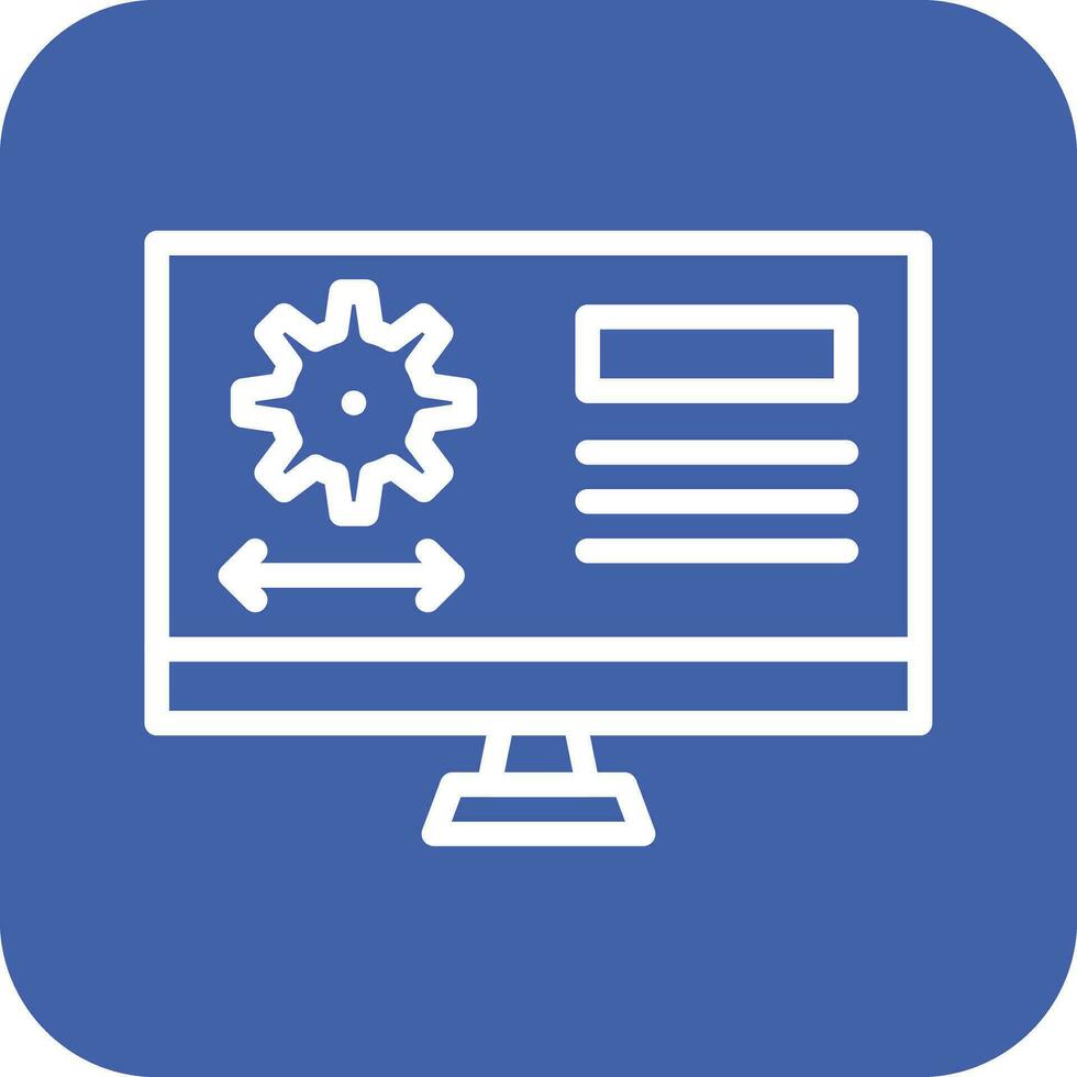 Cad Engineering Vector Icon