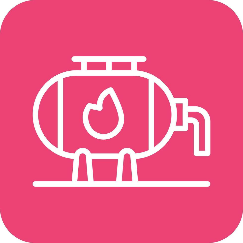 Gas Storage Vector Icon