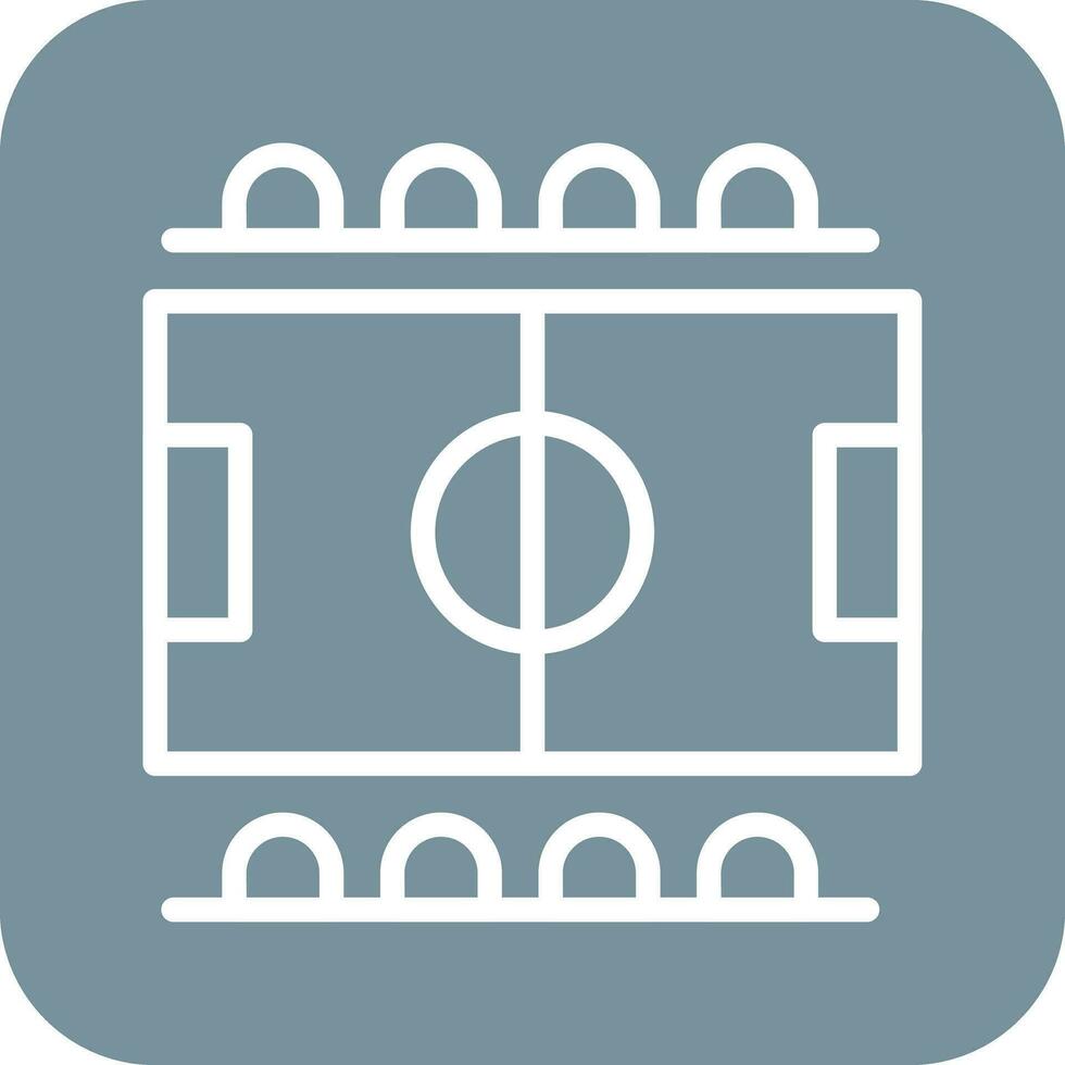 Football Field Vector Icon