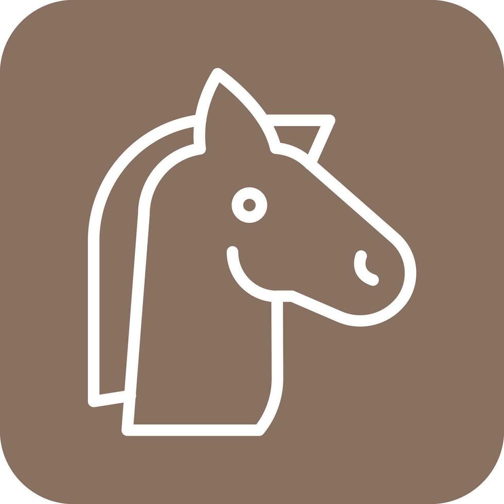 icono de vector de caballo