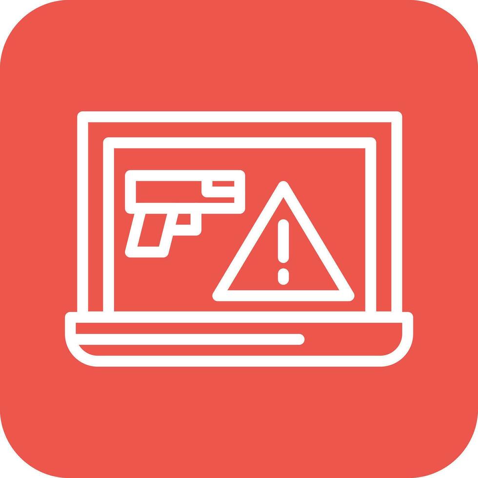 Online Robbery Vector Icon