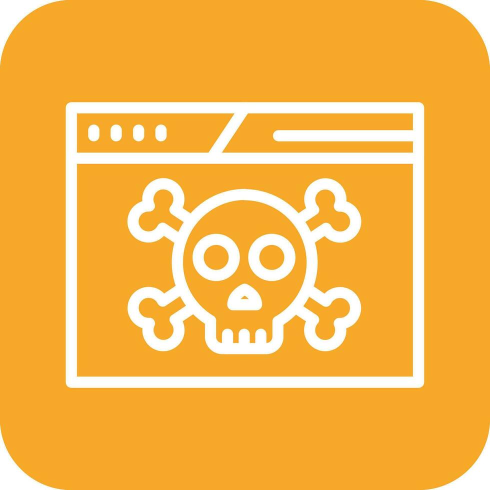 Website Hacked Vector Icon