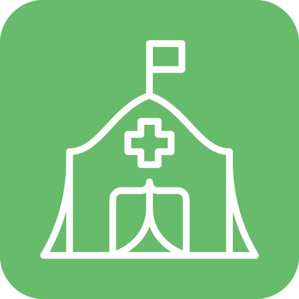 Refugee Camp Vector Icon