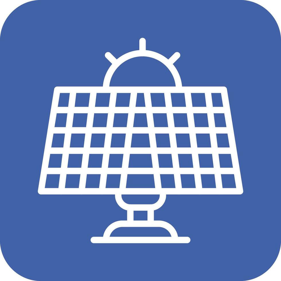 icono de vector de energía solar